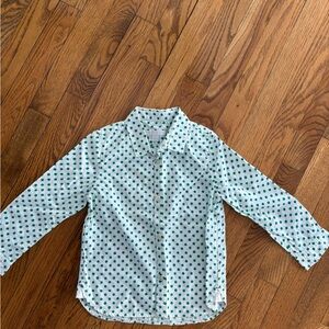 Burberry Green Polka Dot Shirt